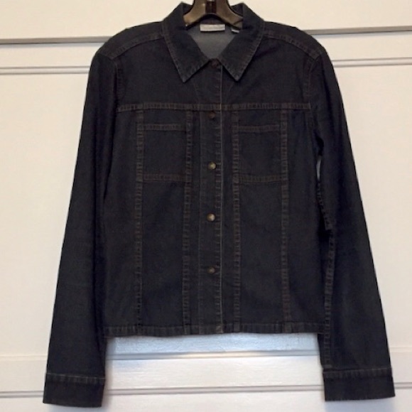 Halogen Stretch Denim Jacket - Picture 3 of 6